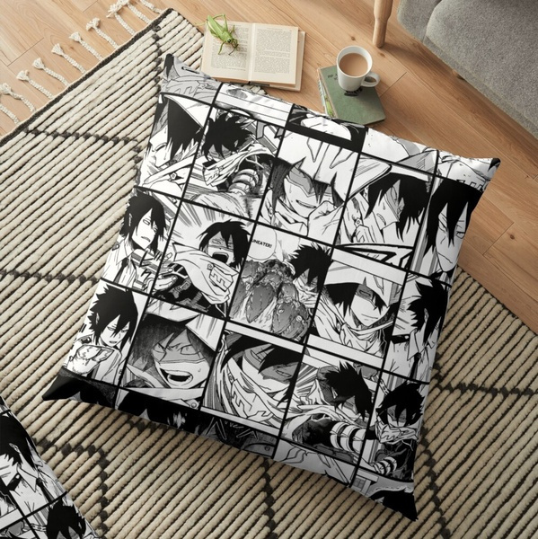 My Hero Academia Tamaki Amajiki Collage (black&white Version) Sofa Bed