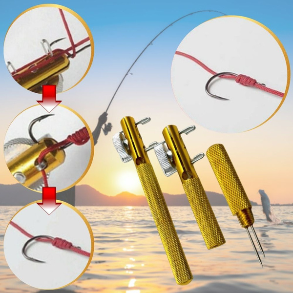 Fishing knot tying tool fishing gear #fishtok #fishinggear