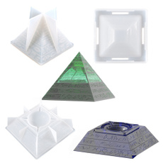 Box, smokeashboxsiliconemould, pyramid, diycraftsornamentsmold