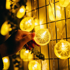 decoration, flashinglight, lemon, room