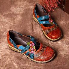 printedshoe, loafersforwomen, Sandalias, Flats shoes