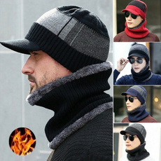 Warm Hat, Beanie, Wool, velvet