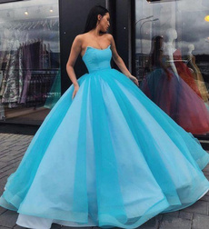 Blues, gowns, strapless, specialoccasionaldres