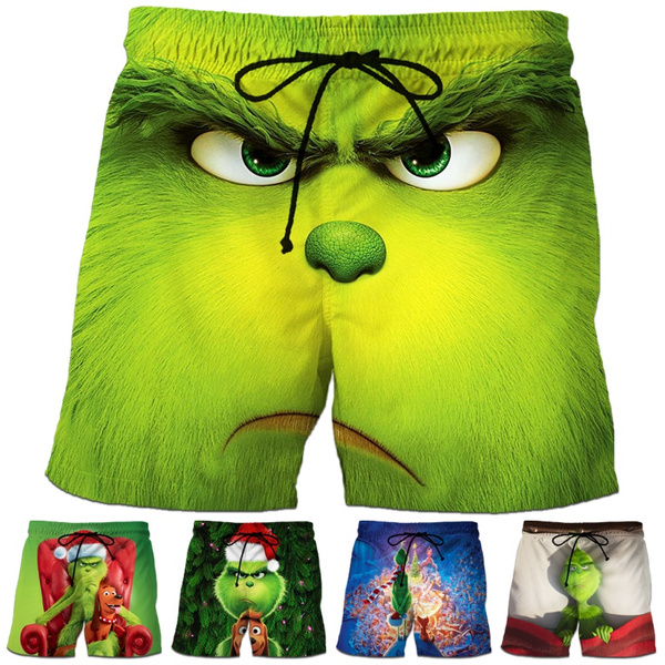 New Fashion Movie How The Grinch Stole Christmas Shorts 3d Printed New Fashion Movie How The Grinch Stole Christmas Shorts 3d Printed