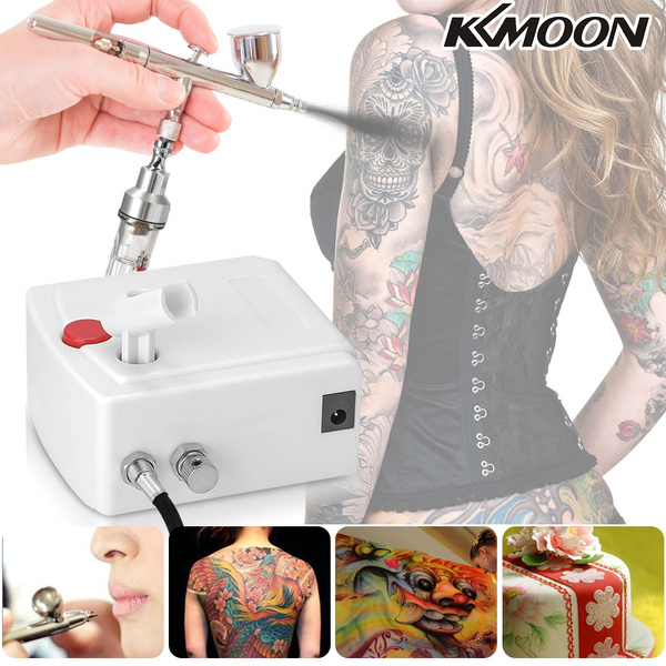 Cheap Air Paint Tattoo Painting Makeup Tool Compressor Spray Airbrush Kit  Dual Action Nail Art Paint | Joom