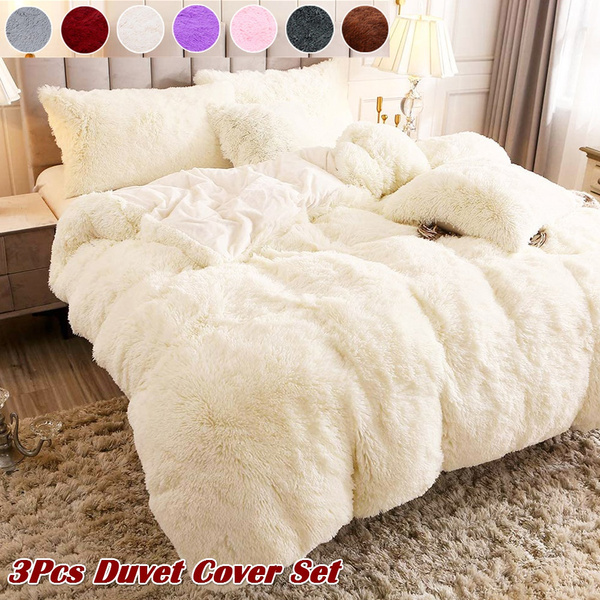 fluffy duvet cover double