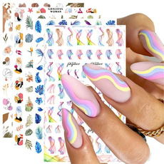 nail decoration, decoration, nail decals, Flowers