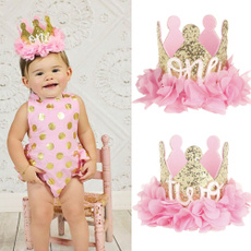 Baby Girl, Flowers, Princess, gold