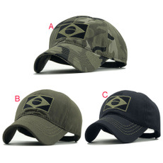 Adjustable, brazilflagcap, national, Baseball Cap
