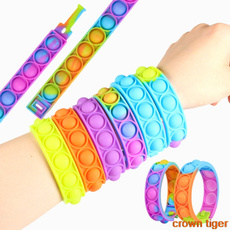 anxiety, silicone watch, fidgetbracelet, Colorful
