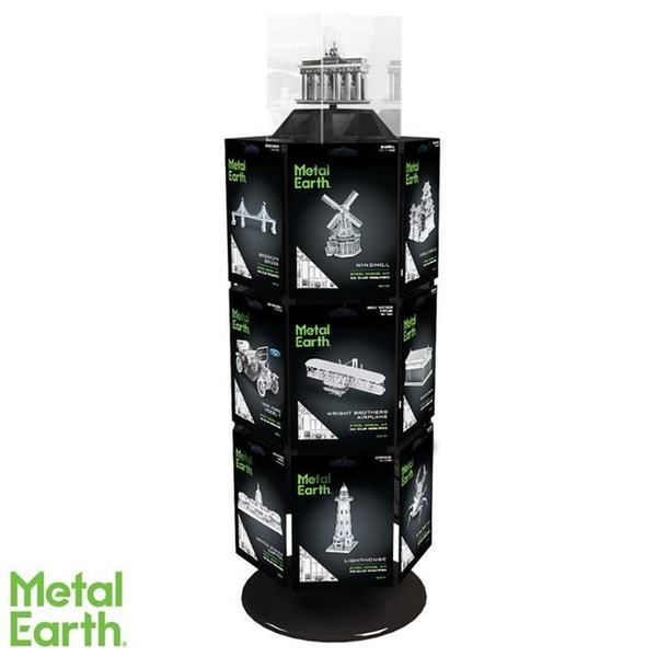 Fascinations 9012859 Metal Earth Metal 3 Tier Wire Counter Display Rack