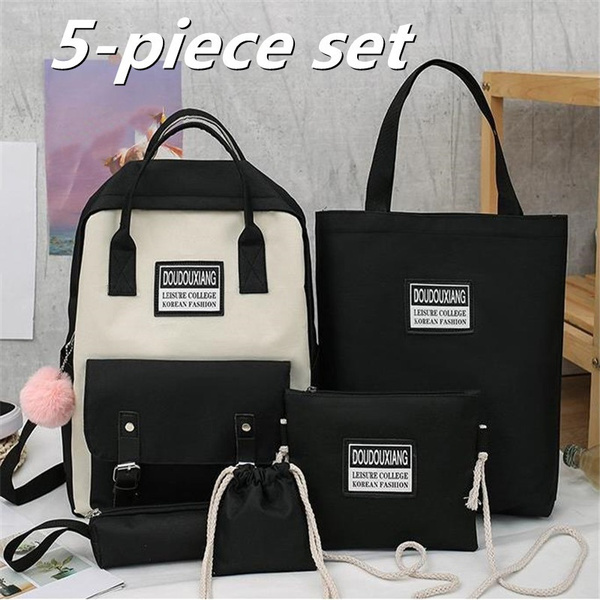 School Bag Female Senior High School Student Double Shoulder Bag