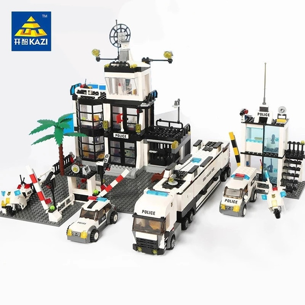 Lego swat police store station