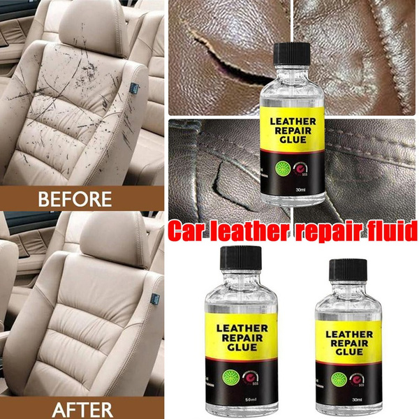 30/ 50ml Car Leather Repair Glue Auto Seat Maintenance Leather Care Liquid  Rubber Leather Gel Sofa Car Leather Adhesive Glue