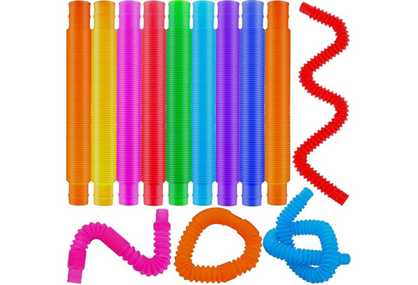 BunMo Pop Tubes Sensory Toys Fine Motor Skills Toddler Toys Fidget Toys 4 Pcs for sale online 