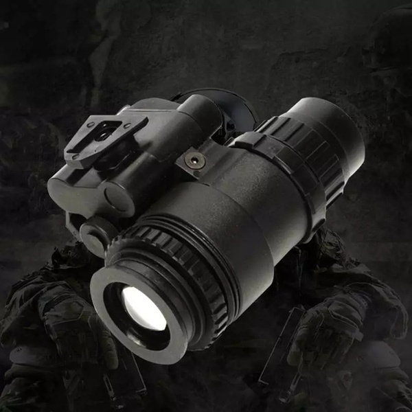 Upgrade pvs-18 infrared helmet HD night vision digital wearing infrared night vision glasses 3x magnifying telescope outdoor night vision sight CS field outdoor tactical equipment army fan model (model)