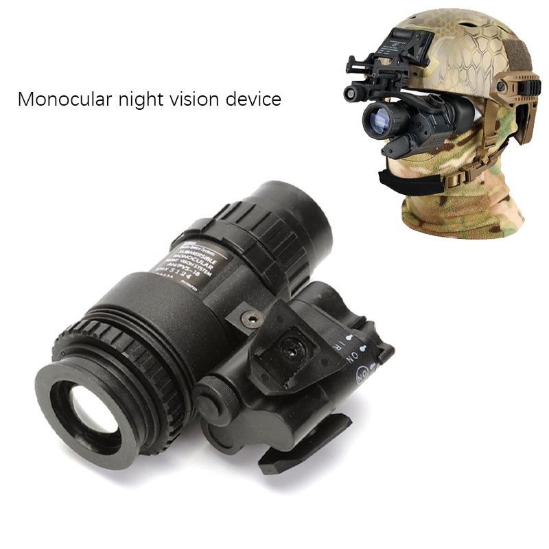 Upgrade pvs-18 infrared helmet HD night vision digital wearing infrared night vision glasses 3x magnifying telescope outdoor night vision sight CS field outdoor tactical equipment army fan model (model)