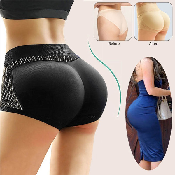 Women Padded Butt Enhancer Push Up Panties Fake Ass False Buttocks
