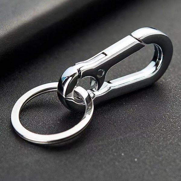 1PCS Metal Car Keychain Men and Women Creative Waist Hanging Simple ...