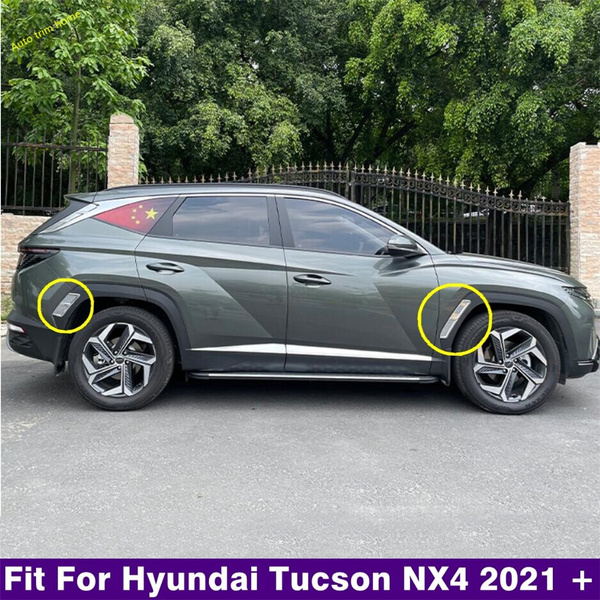 Car Styling Accessories Front Rear Wheel Eyebrow Bumper Fender Cover Trim  Exterior Protection Kit Fit For Hyundai Tucson NX4 2021 2022