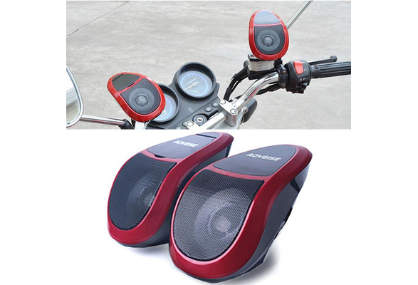 Motorcycle Bluetooth Speaker Built-in Audio Amplifier Waterproof Stereo FM  Radio MP3 Player U Disk Scooter Motorcycle Speaker