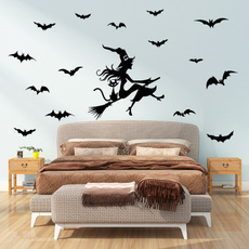 decoration, Bat, halloweensticker, Cartoons