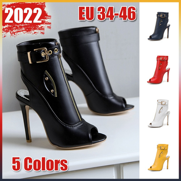 Open Toe Buckle High Heel Sandals Women 2022 New Summer Shoes