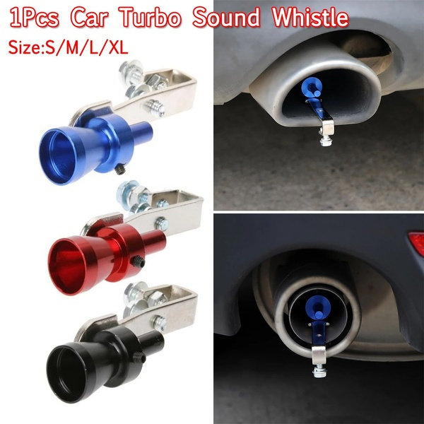 1Pcs Universal Sound Simulator Car Exhaust Pipe Turbo Whistle Car