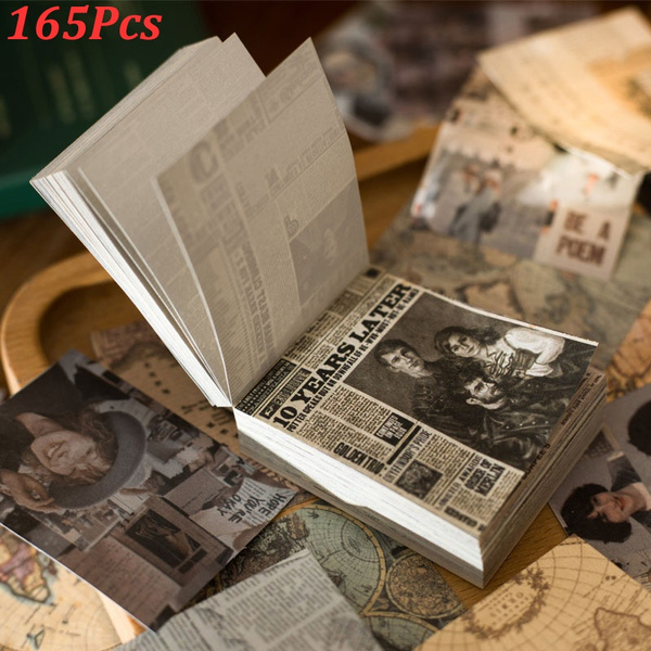 Material Paper - Vintage Stationery Decorative Background Scrapbook Paper