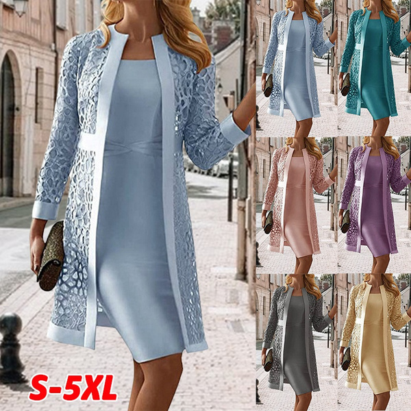 2022 Spring Autumn New Suit Jacket Dress Two-piece Women's Elegant Blazers  Floral Long Skirt Set Female Office Professional Wear - Dress Suits -  AliExpress