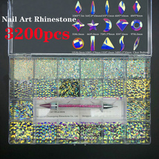 nailsrhinestonescrystal, Box, art, glassrhinestone