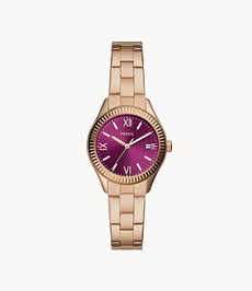 Steel, Fossil, namestainlesssteelwatchidfossilbq3636, Rose