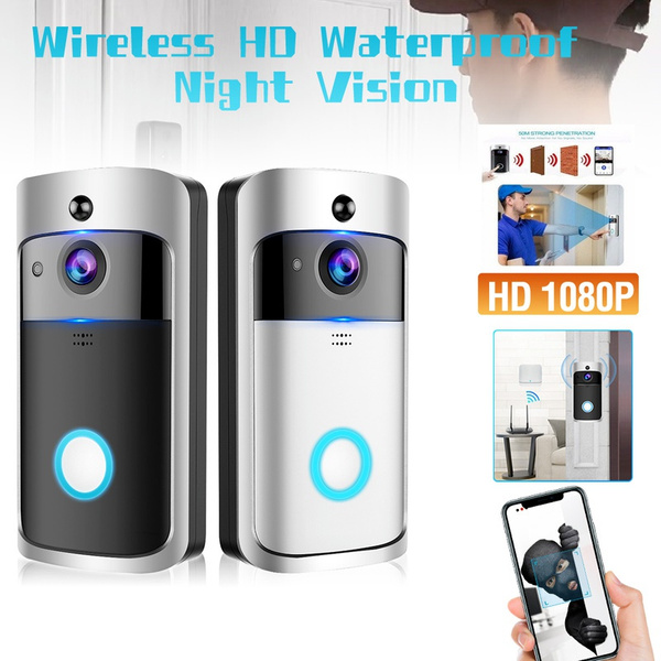 Wireless WiFi Video Doorbell Two-Way Talk Smart Door Bell Security