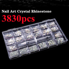 nailsrhinestonescrystal, Box, art, rhinestonedecoration