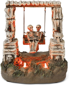 decoration, lemaxhalloweenvillage, led, Skeleton