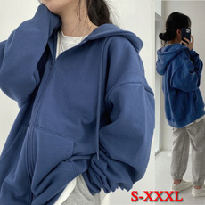 Plus Size, pullover hoodie, sweater coat, Long Sleeve