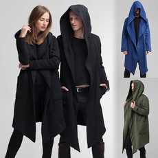 punkclothe, hooded, Trenchcoat, Coat