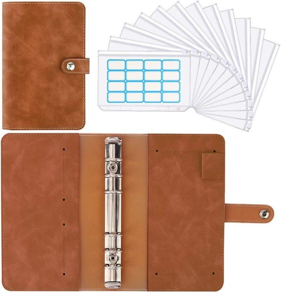 Budget Wallet Cash Envelopes A6 Binder Clear Envelopes 