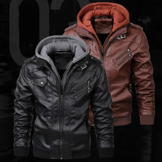 Jacket, pujacket, bikerleathercoat, leather