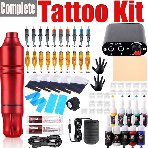 Tattoo Machines Kit Complete Tattoo Pen Tattoo Gun Kit Tattoo Kit