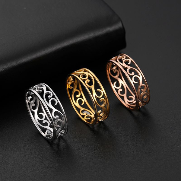 Amazon.com: Copper Rings for Women, Magnetic Rings Pure Copper Three -Color  Gold Weave Adjustable Therapy Ring, Healthy Copper Jewelry: Clothing, Shoes  & Jewelry