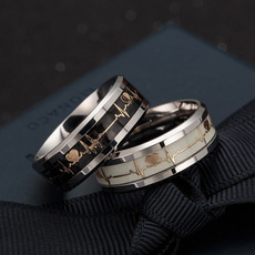 halloweenluminousring, Couple Rings, couplejewelry, wedding ring