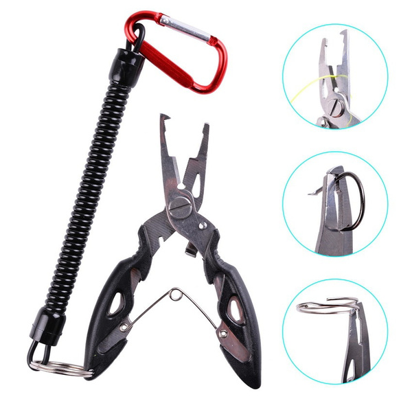 Multifunction Fishing Pliers High Quality Olecranon Fishing Line Scissors  Curved Surface Pliers Pick Hook Pliers Fish Tongs Fishing Tools Accessories
