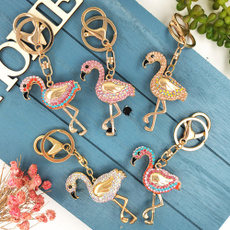 Fashion Accessory, flamingo, Key Chain, Jewelry