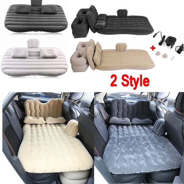 Inflatable Bed Mattress Indoor Outdoor Camping Travel Car Back Beds ...