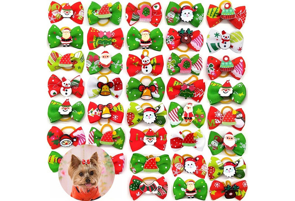 Christmas bows clearance for dogs