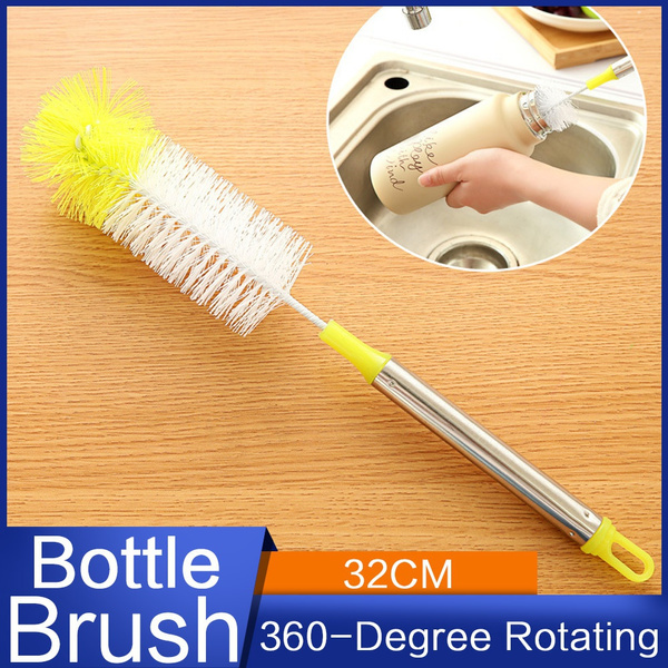 NEW Baby Bottle Brush Nipple Brush Milk Feeding Bottle Brushes Teat ...