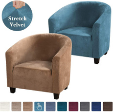 chaircover, velvet, Elastic, Home & Living