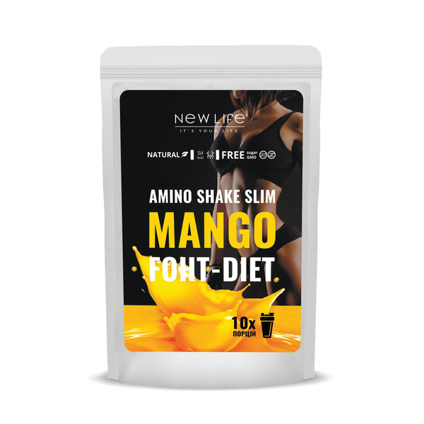 Energy Drink Amino Shake Slim Mango Foht-diet New Life 100 g - complex ...