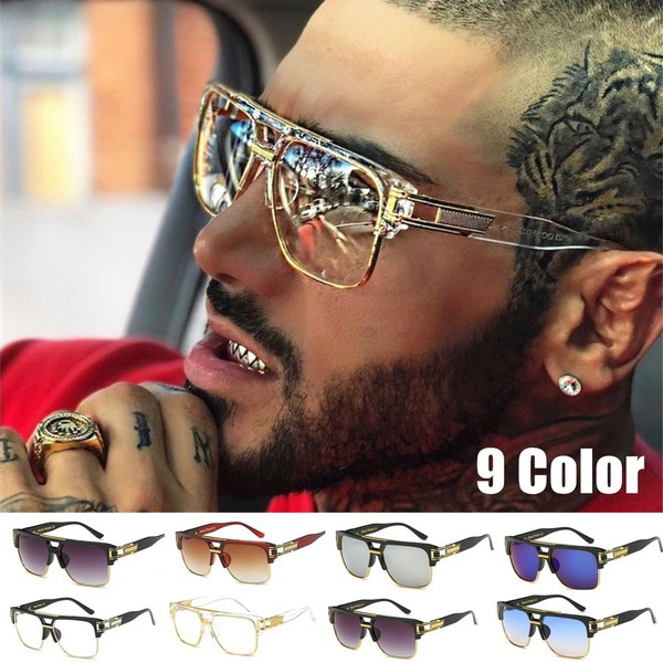 2021 Men's Sunglasses Charm Women's Sunglasses Mirror Retro Square Designer  Sunglasses 9 Colors
